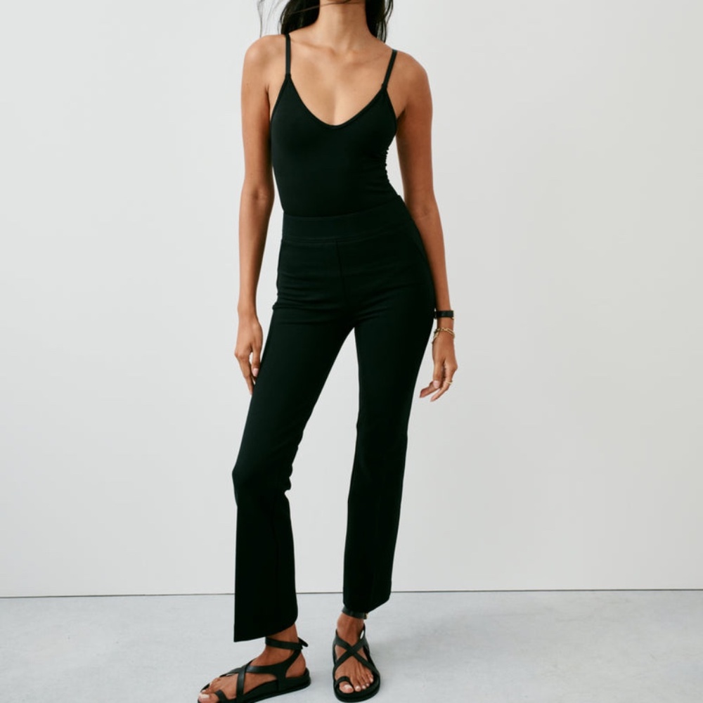 SPANX Black Boot Cut Pants